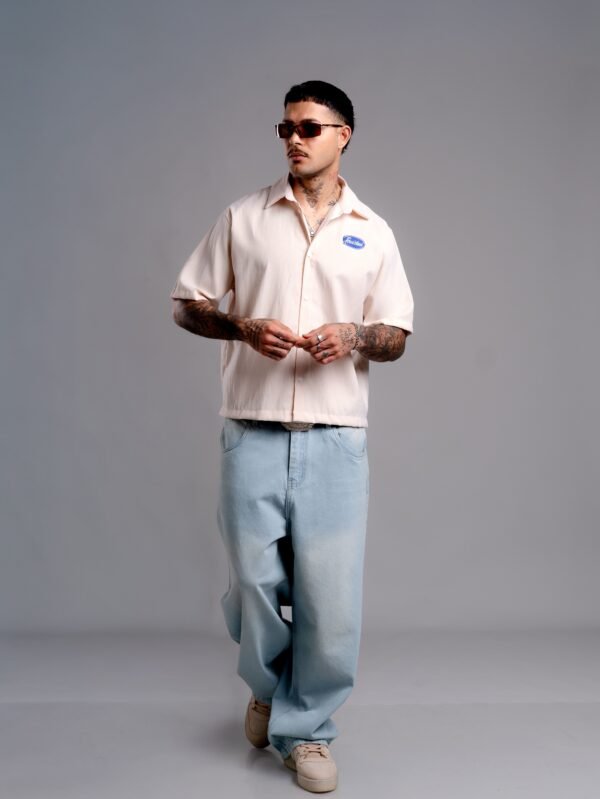 Sun Pantalón Wide Baggy Maíz