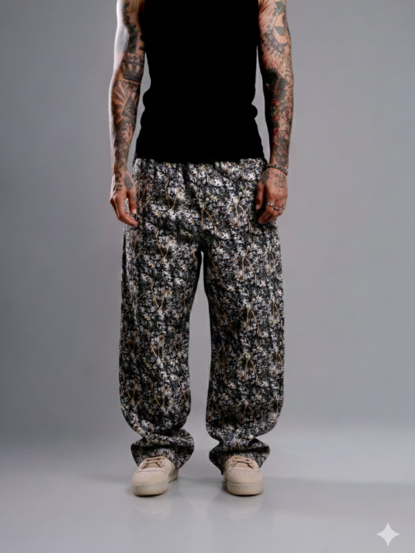 Forest Pantalón Wide Baggy Verde