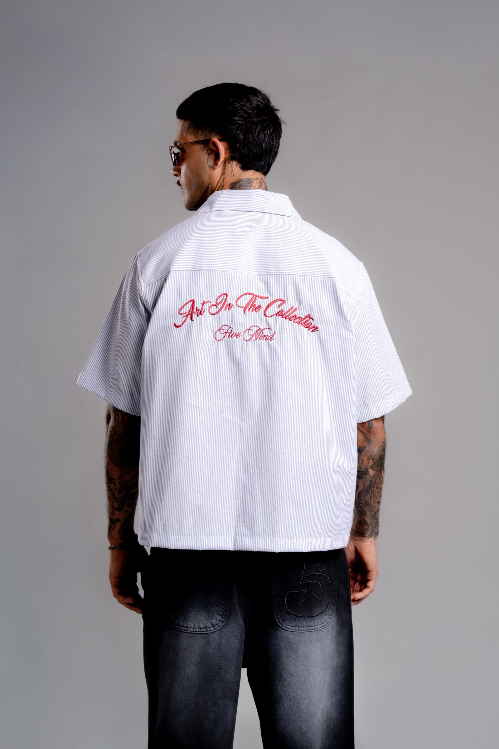 Fresh Camisa Boxy Azul