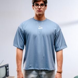 trace polo boxy gris