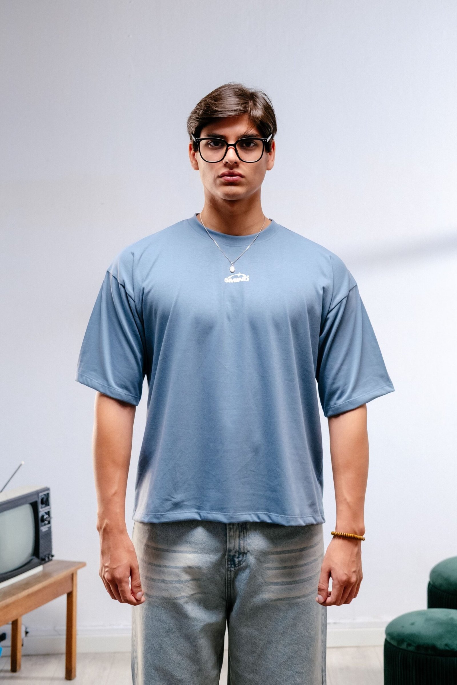 HORSE POLO BOXY DENIM