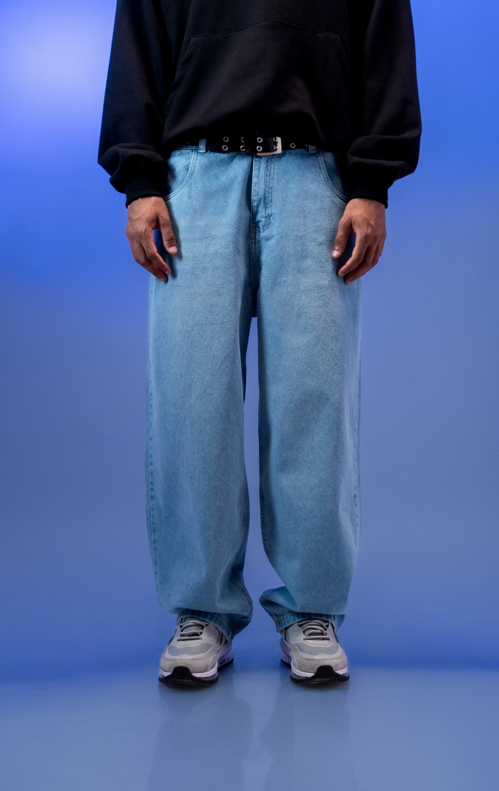 SKY PANTALÓN BAGGY AZUL