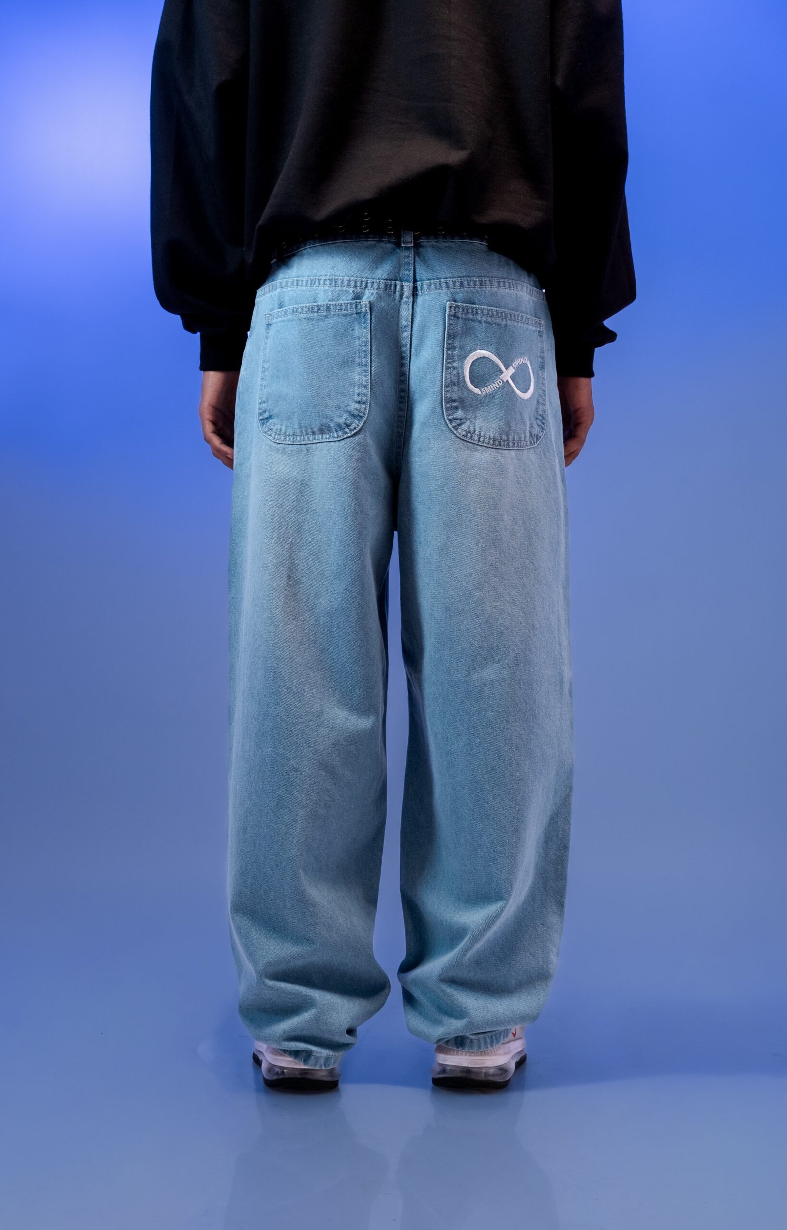SKY PANTALÓN BAGGY AZUL