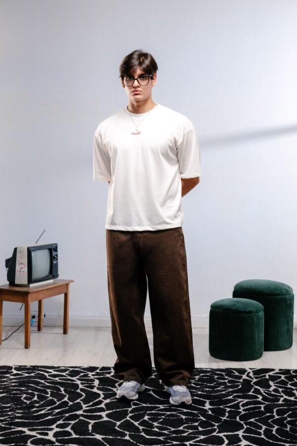 SEASONS PANTALÓN BAGGY MARRÓN – vista alternativa