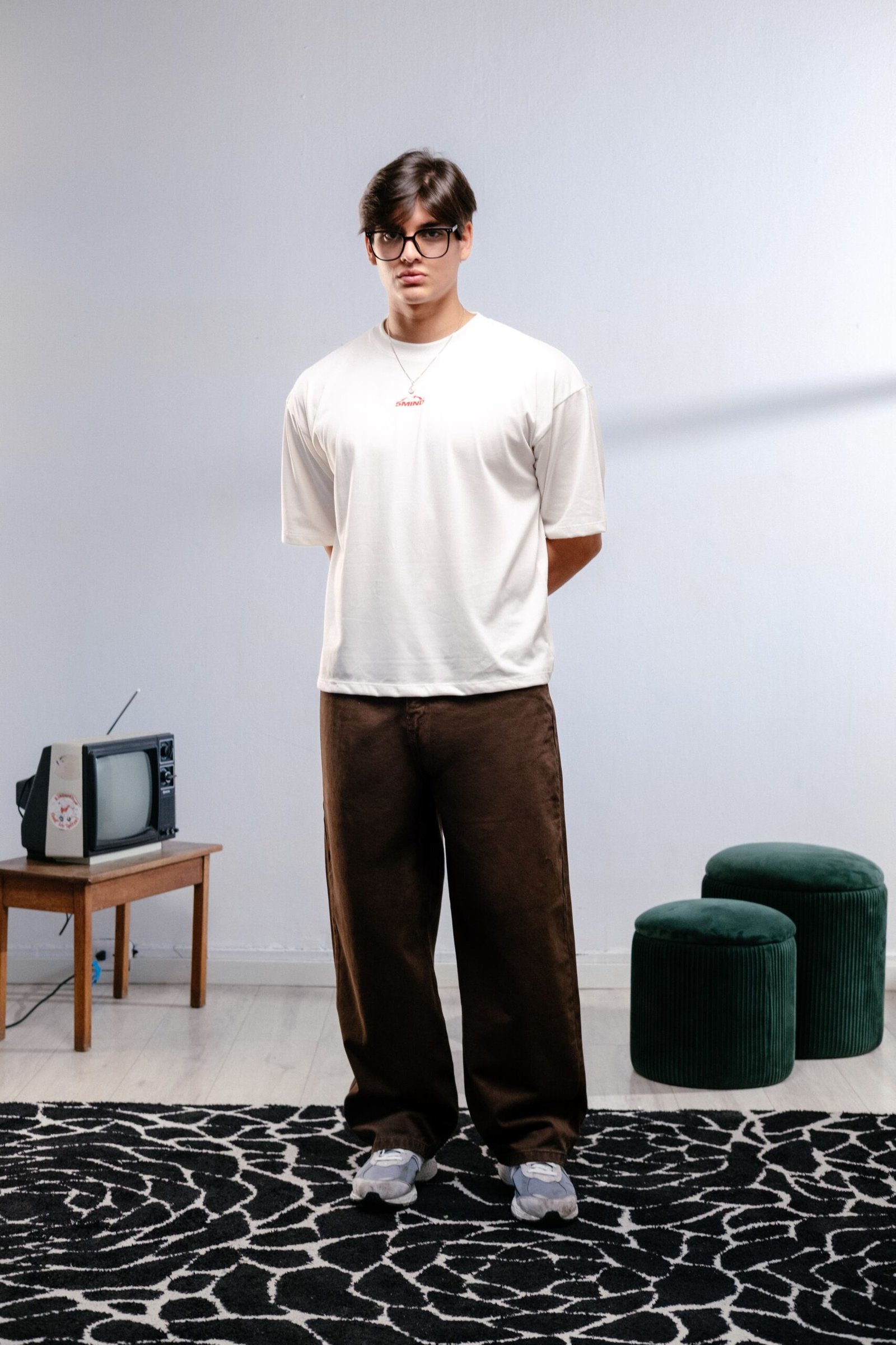 SEASONS PANTALÓN BAGGY MARRÓN