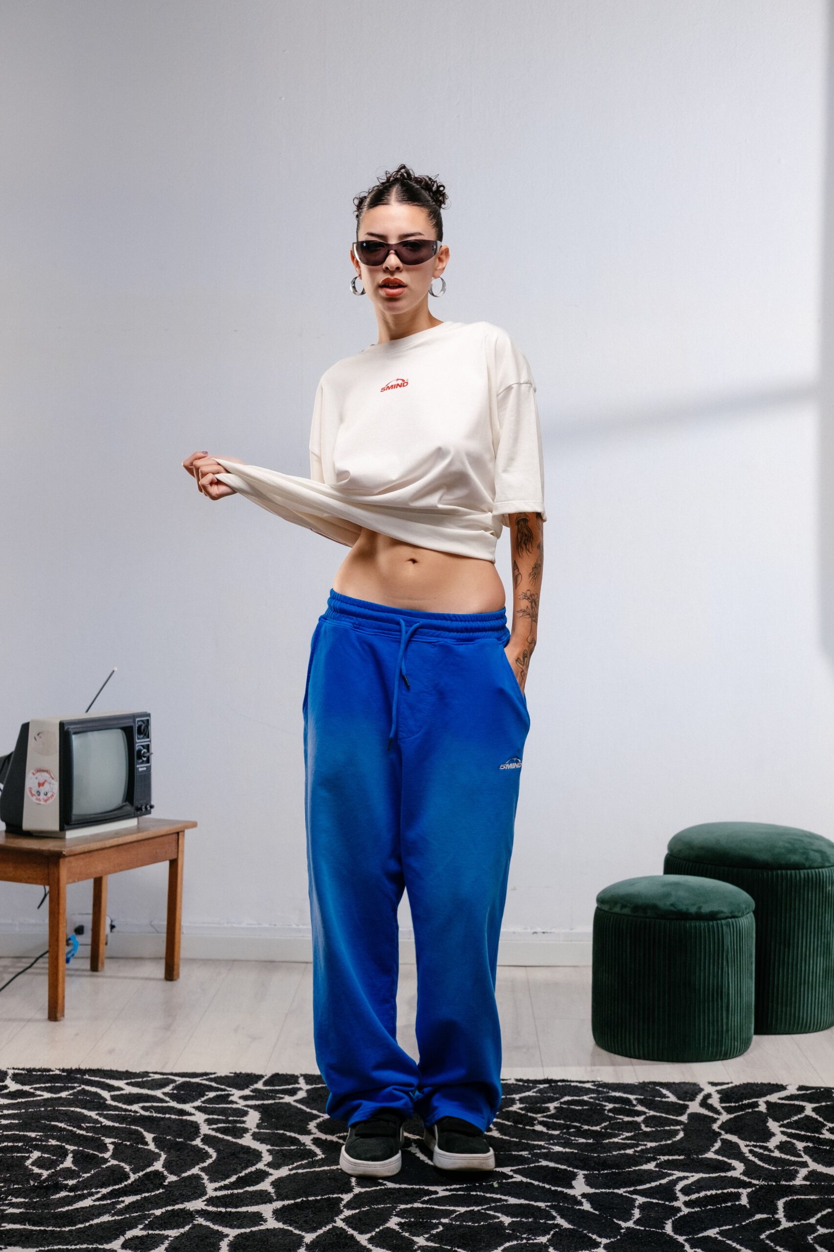 ROAD PANTALÓN BAGGY AZUL