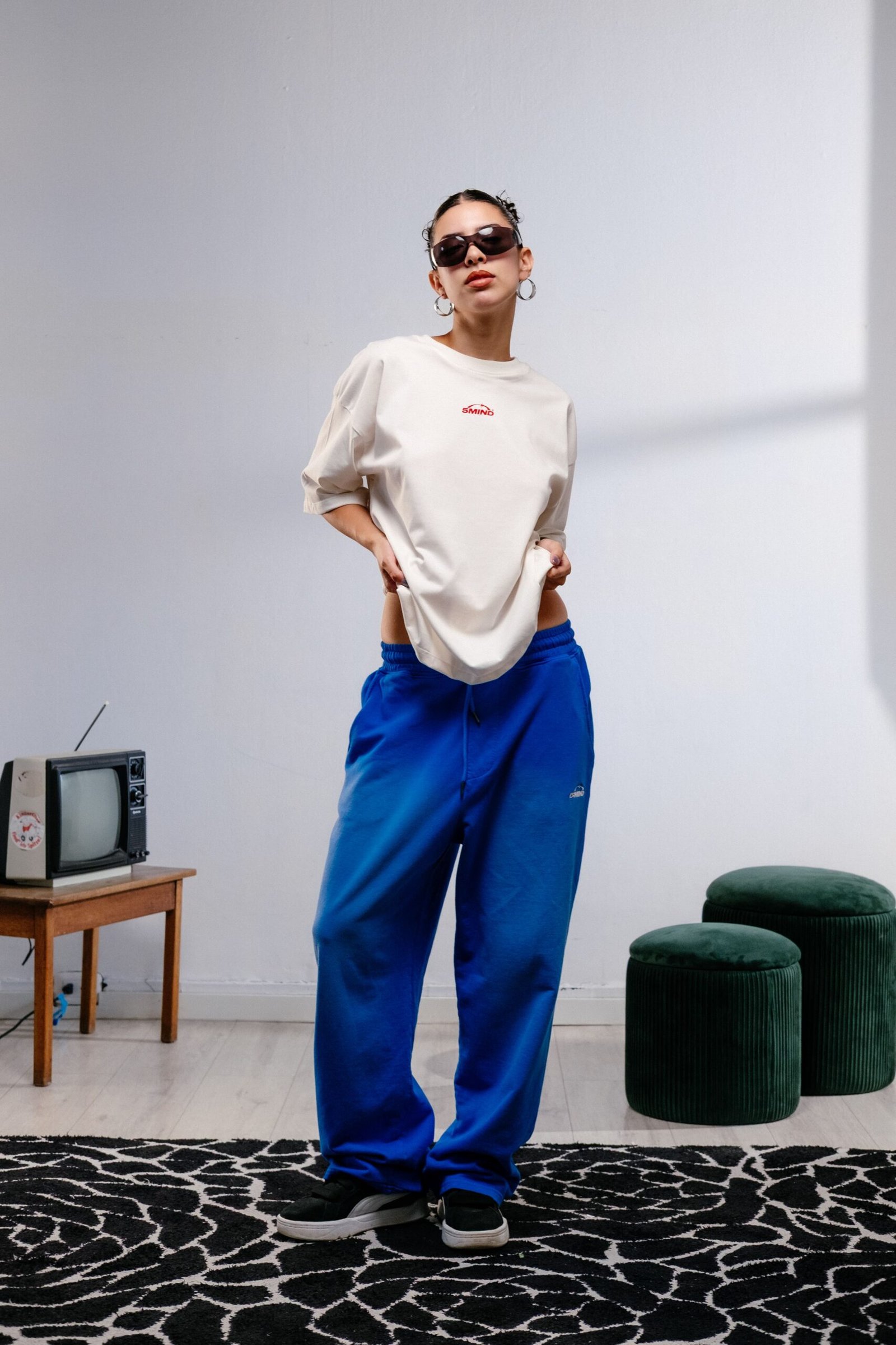ROAD PANTALÓN BAGGY AZUL