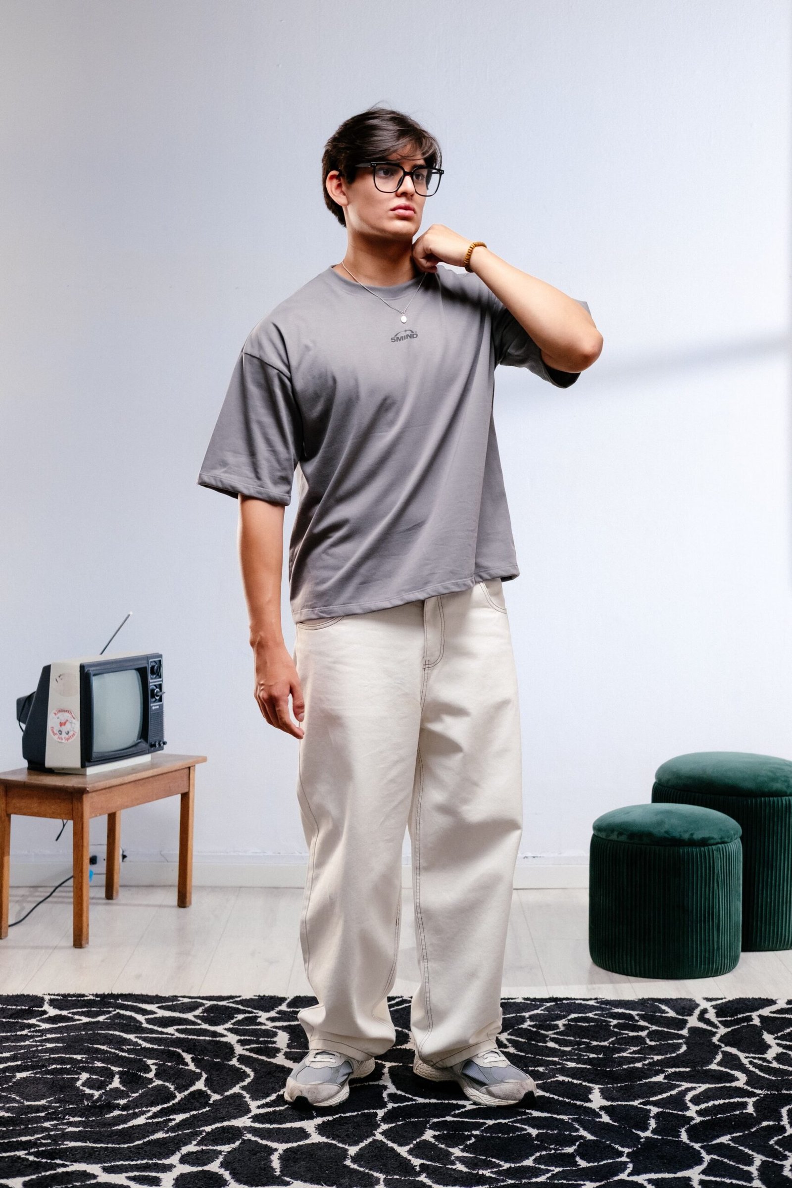 SEASONS PANTALÓN BAGGY PERLA