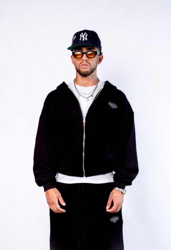 Root Zip Hoodie Negro