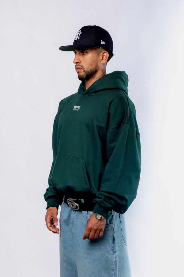 Sucess Hoodie Boxy Verde – vista alternativa