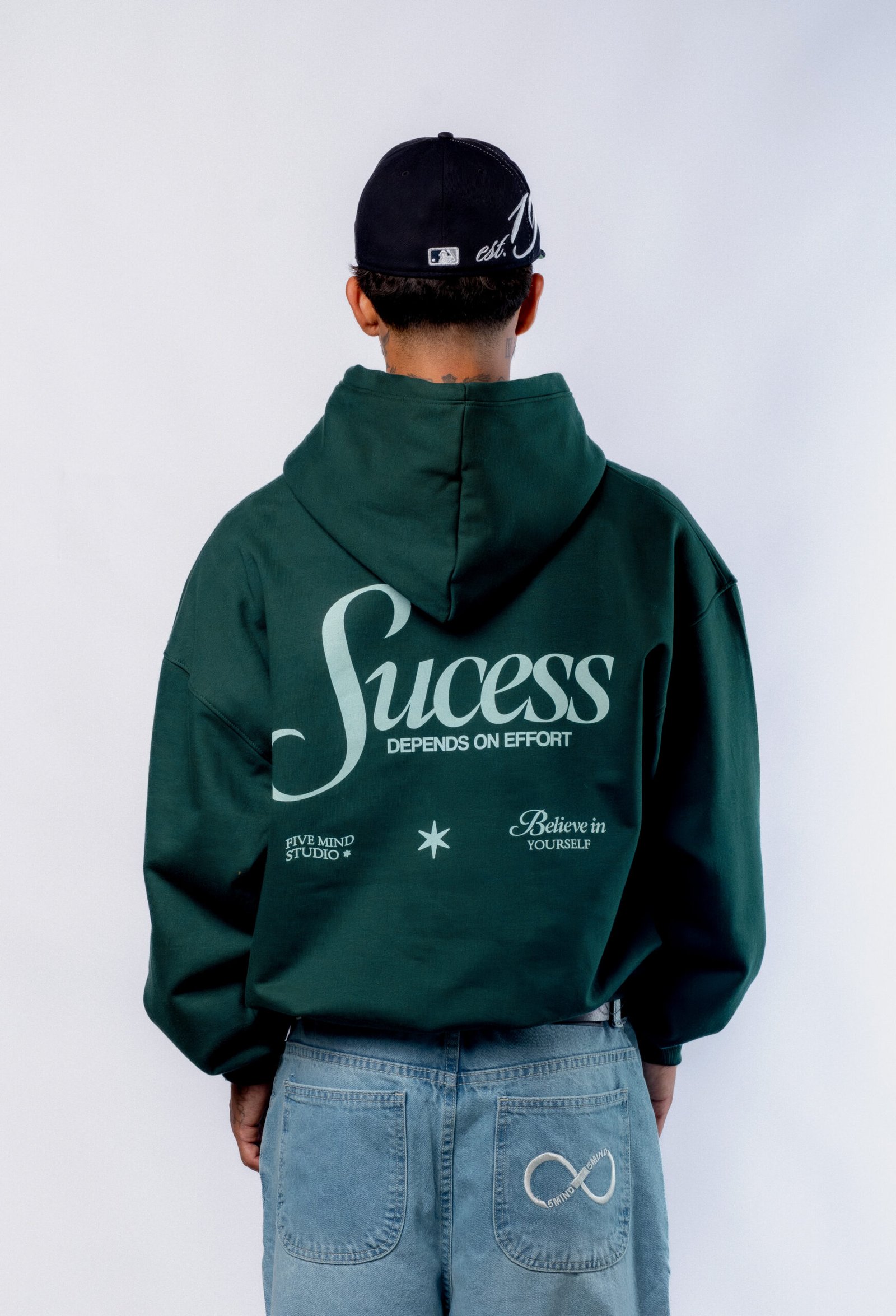Sucess Hoodie Boxy Verde