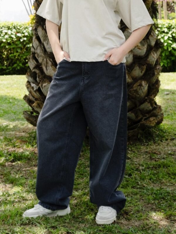 ESC PANTALÓN BAGGY HUMO