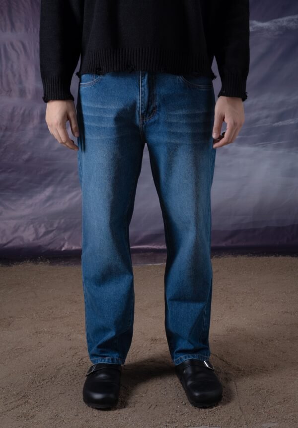 Essential Pant Recto Azul – vista alternativa