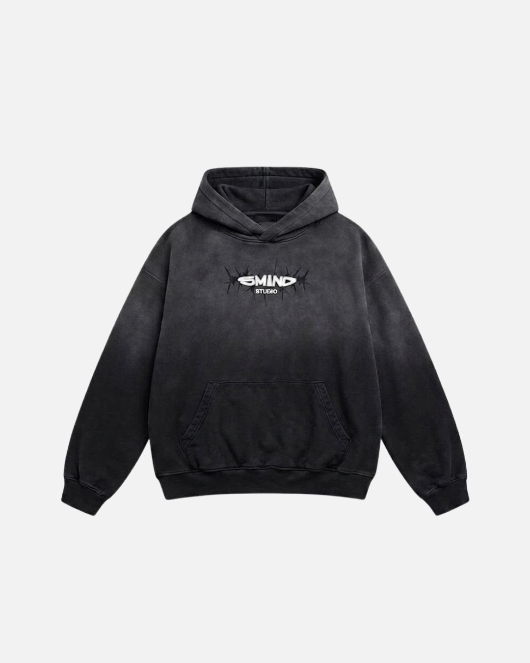 Trace Hoodie Boxy Negro