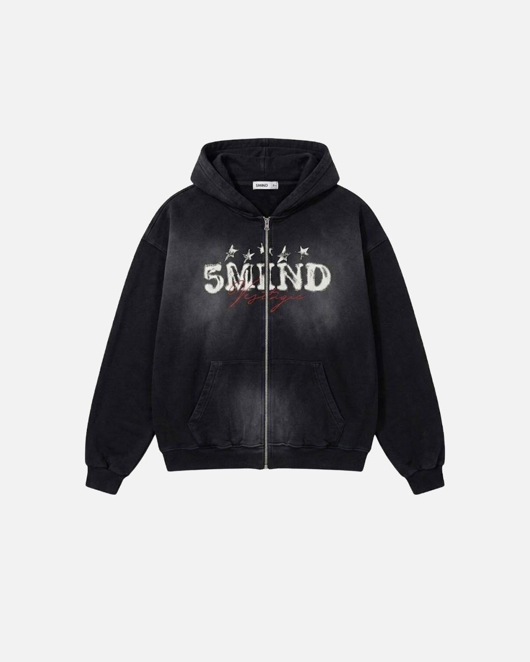 Vestigio Zip Hoodie Negro