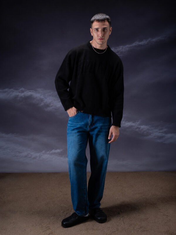 Essential Pant Recto Azul – vista alternativa