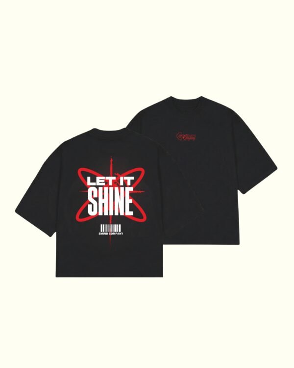 SHINE POLO BOXY NEGRO